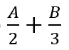 If the velocity of a particle is v = At + Bt2, where A and B are constants, then the distance travelled by it between 1 s and 2 s is