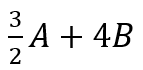 If the velocity of a particle is v = At + Bt2, where A and B are constants, then the distance travelled by it between 1 s and 2 s is