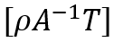 If momentum (p), area (A) and time (T) are taken as fundamental quantities, then energy has the dimensional formula: