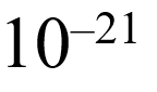 The prefix zepto stands for (in m)