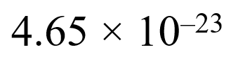 What is the mass of 1 molecule of CO.