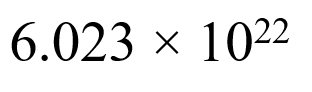 Number of atoms in 558.5 g Fe (at. wt. of Fe = 55.85 g mol–1) is