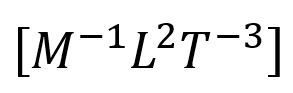 Dimensional formula for the Planck's constant is