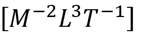 Dimensional formula for the Planck's constant is