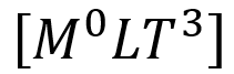 Dimensional formula for the gravitational field intensity is