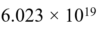 The number of water molecules present in a drop of water (volume 0.0018 mL) at room temperature is