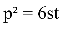 If 2s : 3t is the duplicate ratio of 2s-p : 3t - p then