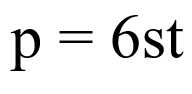 If 2s : 3t is the duplicate ratio of 2s-p : 3t - p then