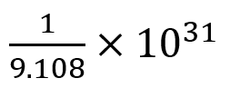 How many moles of electrons weigh one kilogram?