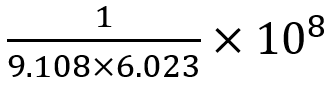 How many moles of electrons weigh one kilogram?