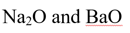 Which one of the following pairs of compounds illustrate the law of multiple proportions?