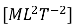 The dimensional formula of stress is