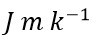 The unit of thermal conductivity is :