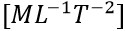 The dimensions formula of pressure