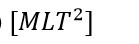 The dimensions formula of pressure