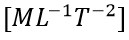 The dimensions formula of torque is