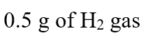 The maximum number of molecules is present in: