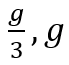 Two blocks A and B of masses 3m and m respectively are connected by a massless and inextensible string. The whole system is suspended by a massless spring as shown in figure. The magnitudes of acceleration of A and B immediately after the string is cut, are respectively