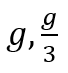 Two blocks A and B of masses 3m and m respectively are connected by a massless and inextensible string. The whole system is suspended by a massless spring as shown in figure. The magnitudes of acceleration of A and B immediately after the string is cut, are respectively