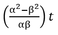 A car accelerates from rest at a constant rate α for some time after which it decelerates at a constantrate β and comes to rest. If total time elapsed is t, then maximum velocity acquired by car will be