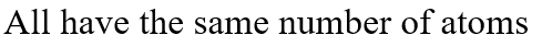 Which contains greatest number of oxygen atoms?