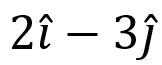 The velocity of a projectile at the initial point A is (2i +3j ̂). Its velocity (in m/s) at point B is