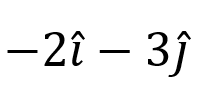 The velocity of a projectile at the initial point A is (2i +3j ̂). Its velocity (in m/s) at point B is