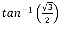 A projectile is fired at an angle of 45° with the horizontal. Elevation angle of the projectile at its highest point as seen from the point of projection, is