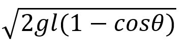 In a simple pendulum of length / the bob is pulled aside from its equilibrium position. through an angle 0 and then released. The bob passes through the equilibrium position with speed