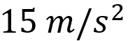 A particle moves in a circle of radius 5 cm with constant speed and time period 0.2π s. The acceleration of the particle is