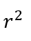 The force between the electrons separated by a distance r varies as: