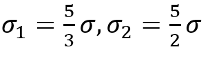 Two metal spheres, one of radius R and the other of radius 2R respectively have the same surface charge density σ. They are brought in contact and separated. What will be the new surface charge densities on them?