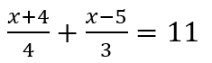 8 is the solution of the equation