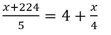 8 is the solution of the equation