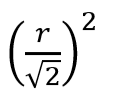 Two pith balls carrying equal charges are suspended from a common point by strings of equal length. The equilibrium separation between them is r. Now the strings are rigidly clamped at half the height. The equilibrium separation between the balls now become