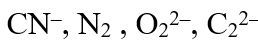 Which one of the following constitutes a group of the isoelectronic species?