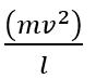 A stone of mass m tied to a string of length I is rotating along a circular path with constant speed v. The torque on the stone is