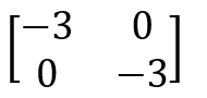 If X and Y are 2 × 2 matrices such that 2X + 3Y = O and X + 2Y = I, where O and I denote the 2 × 2 zero matrix and then 2 × 2 identity matrix, then X is equal to