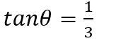 An L-shaped object, made of thin rods of uniform mass density, is suspended with a string as shown in figure. If AB = BC and the angle made by AB with download vertical is 0, then