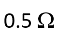 Equivalent resistance between point C and D in the combination of resistance shown is –