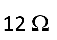 In the circuit shown in figure the value of R is-