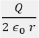 On rotating a point charge, having charge 'q' around a charge 'Q' in a circle of radius r, the work done will be: