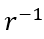 The electric potential at a point (x, y) in the x - y plane is given by V = - k x y. The field intensity at a distance r from the origin varies as: