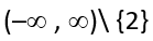 The set of points where the function f(x) = |x –2| cos x is differentiable, is -