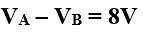 A conducting rod AB of length = 1 m is moving at a velocity v = 4 m/s making an angle 30º with its length. A uniform magnetic field B = 2T exists in a direction perpendicular to the plane of motion. Then-