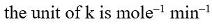 Point out the wrong statement: For a first order reaction