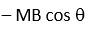 In the above question, torque acting on magnet is -