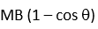 In the above question, torque acting on magnet is -