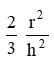 The field normal to the plane of a wire of n turns and radius r which carries a current I is measured of the coil at a small distance h from the centre of the coil. This is smaller than the field at the centre by the fraction -