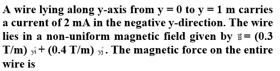 A wire of length L metre carrying a current I ampere is bent in the form of a circle. Its magnitude of magnetic moment will be -